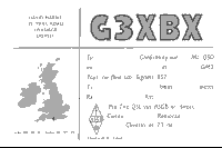 QSL card for G3XBX