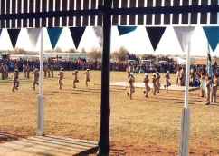 Botswana Defence Force band at GTF, 1979