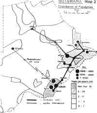 population map and programme distribution ideas