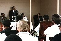 Ceremonial speech from the President