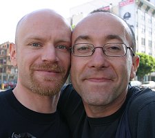John and Ulli in San Francisco, September 2003