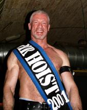 Liam wearing winner's sash