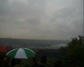 Moon shadow approaching